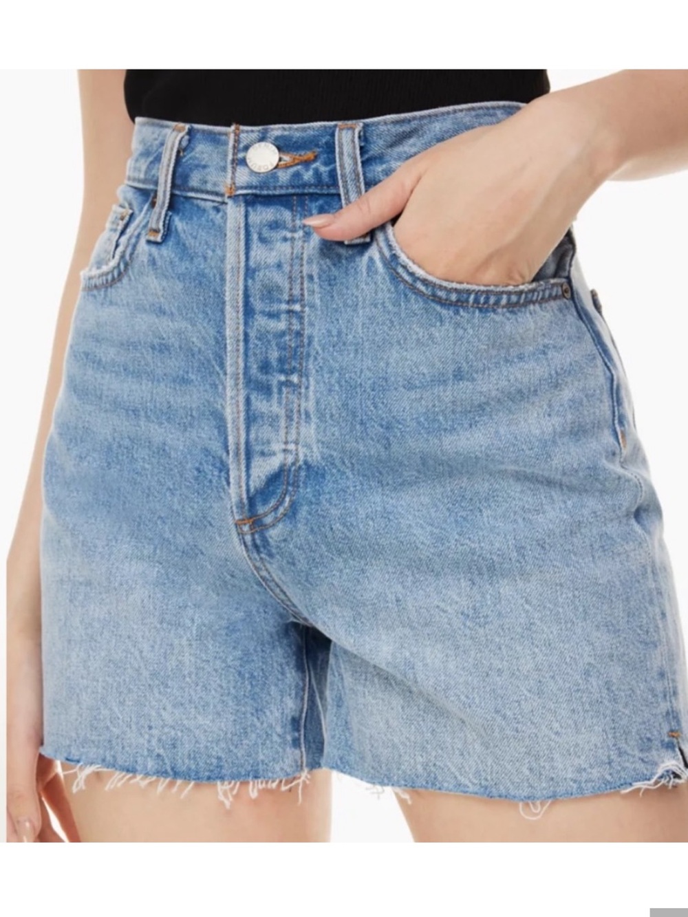 Denim forum the yoko mid rise short size 27